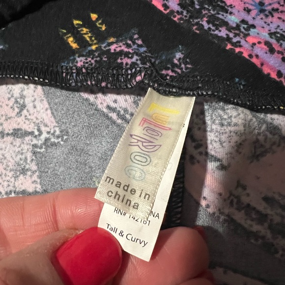 Lularoe Birthday Cake TC Leggings - Picture 3 of 3